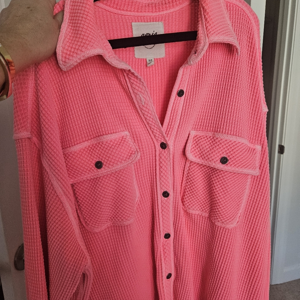 American Eagle Aerie lumber jane top size small